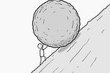 The Sisyphean Task of Drawing Sisyphus