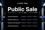 Aethir Edge Public Sale Schedule: All You Need to Know