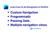 Navigation in SwiftUI | Custom and Complete with NavigationStack