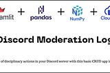 Building Discord moderation log app using Streamlit