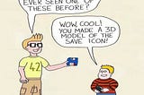 conversation regrading floppy disk.