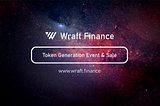 $WRAFT Token Generation Event & Sale