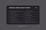 Advanced Google Dork Cheat Sheet