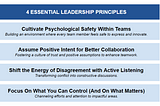 Building High-Performance Teams: 4 Essential Leadership Principles