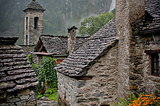 Rainy days in the Alps, Foroglio / Switzerland