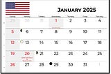 Monday, January 20, 2025: Martin Luther King Jr. Day/Inauguration Day