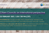 Citizen councils: An international perspective