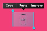 Custom Image | Copy, Paste, Improve  with Kouch Logo