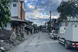 花蓮馬太鞍的泥濘路