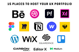 15 places to host your UX portfolio