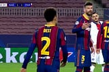 Gerard Pique’s furious X-rated argument with teammates overheard in Barcelona defeat to PSG
