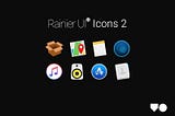 September 2018 Update — Rainier Icons are scalable.