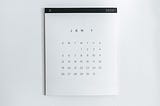 A plain calendar