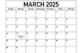 Plan Your March 2025: A Student’s Guide to Free Printable Calendars