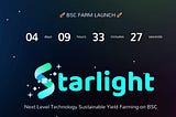 🌠 Welcome StarlightSwap farm launch 4 days 🌠