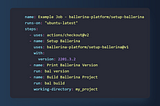 setup-ballerina in Action
