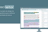 Introdução ao estudo de caso: Facileitor
