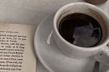 drinking coffee because telling people "i’m struggling too" feels so wrong
