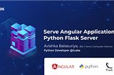 Serve Angular Application in Python Flask Server