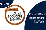 Contemi Solutions Receives Bronze Medal for its Sustainability Efforts from EcoVadis