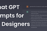 Level Up Your Design Skills with these Chat GPT Prompts