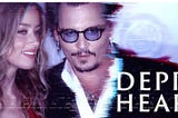 Netflix promotional image with Amber Heard and Johnny Depp together.