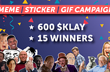 KlaytnCommunity Meme — Sticker — Gif Campaign
