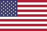 A picture of the US flag with 50 white stars in the top left blue corner. There are 13 stripes of alternate red and white on the rest of the flag.