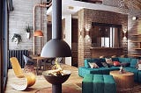 desain interior rumah gaya industrial modern