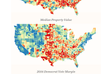 Big Salaries Vote Republican, but High Property Values Vote Democrat. Why?