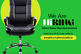We Are Hiring — Direct Sales Representative, Kitui.