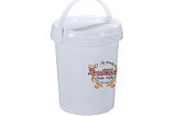 How do I know what size plastic printed food buckets I need?