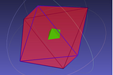 How to check whether a polyhedron is inside another one?