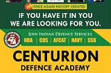 Centurion Academy is a Best NDA Coaching in Lucknow offers Defence coaching Classes Online .Offline such as NDA, CDS, AFCAT, AirForce, MNS, CAPF Exam and SSB Interview in Lucknow, SSB Coaching in Lucknow, mns coaching in lucknow, best nda coaching in Lucknow, NDA coaching in lucknow, Defence Coaching in Lucknow, AFCAT coaching, CDS Coaching in Lucknow, SSB Training in Lucknow, SSB classes in Lucknow, Best Defence Coaching in Lucknow, AFCAT Coaching Classes in Lucknow, ACC Coaching in Lucknow,