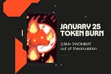 Token burn — January 2025