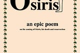 OSIRIS — “rain charm for the Duchy”