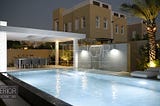 Outdoor Living Space Swimming Pool Lighting