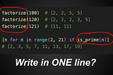 Many Can’t Write These 4 Python Functions In One Line. Can You?