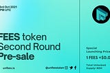 Unifees Token Second Round Pre-sale on 3rd October 2021