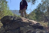 A free version of myself. Standing atop a rock formation in the Rocky Mountains of Colorado. Taking time to enjoy the experience of life.
