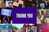 “Thank You” graphic