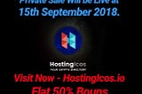 Join Now HostingIcos Private Sale 🔥
