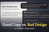 Good copy can still fail. And this reminded me why.