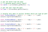 Today We will learn Javascript Date Format