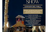 Art & Fashion Show 12 Ιουλίου 2023, 9:00 μ.μ Blue Lagoon, Πειραιάς