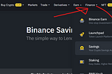 Binance & first steps to earn $