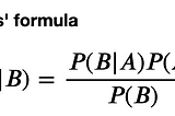 Bayes’ Theorem