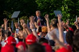 trump rally today live