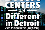 Public Comment | Data Centers in Detroit