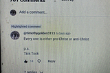 Every one is either pro-Christ or anti-Christ